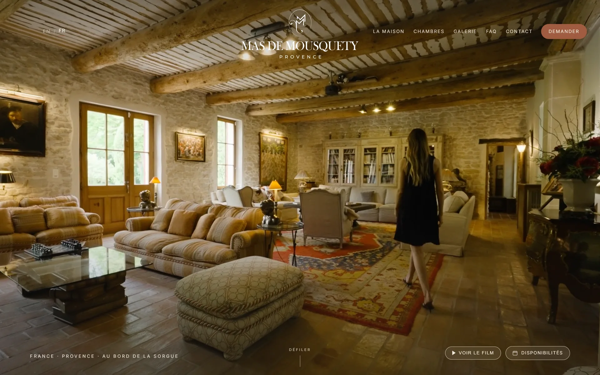 Mas de Mousquety, refait par nous, sur Wix