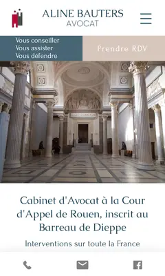 Bauters Avocats, sur téléphone