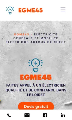 EGME45, sur téléphone