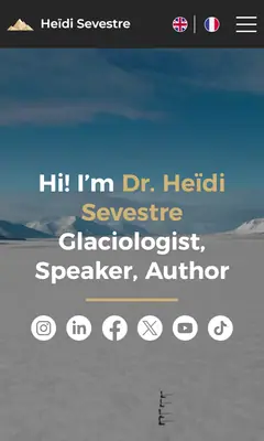 Dr Heïdi Sevestre, sur téléphone