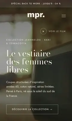 Maison Petite Romance, sur téléphone