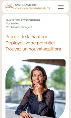 Sabine Laubertie, sur téléphone