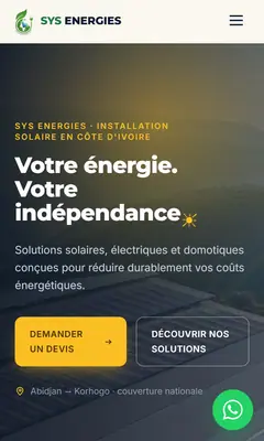 SYS Energies, sur téléphone