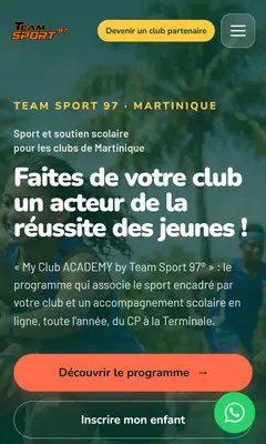 Team Sport 97, sur téléphone